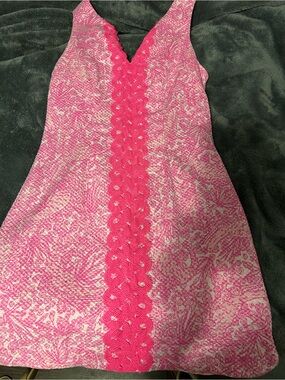 lilly pulitzer georgi lace dress Lilly Pulitzer Georgi Lace Long Sleeve Dress in Boca Blue Two Tone